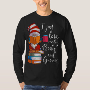 Gnome Book Lover Reading Club T-Shirt