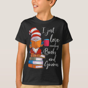 Gnome Book Lover Reading Club T-Shirt
