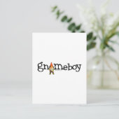 Gnome Boy Postkarte (Stehend Vorderseite)