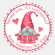 Gnome Boy with Hearts| Klassenkameraden Valentins