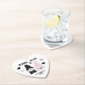 Gnome Bride and Groom Untersetzer (Vor Ort)