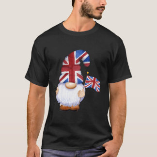 Gnome British Flag King Charles Coronation T-Shirt