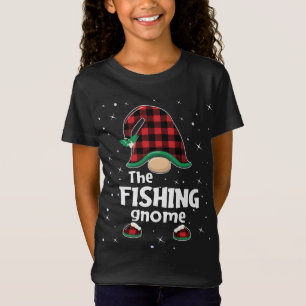 Gnome Buffalo Kariert Matching Weihnachtsfeier T-Shirt