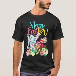 Gnome Bunny Egg Junting Happy Oaster 2022 T-Shirt