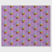 "Gnome Bunny" Ostergeschenk Geschenkpapier (Flach)