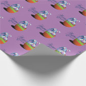 "Gnome Bunny" Ostergeschenk Geschenkpapier (Ecke)