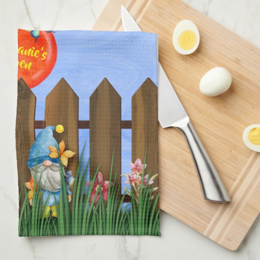 Gnome, bunte Küchenwäsche Geschirrtuch (Viertel Falte)