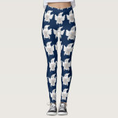 Gnome Cancer Astrologie Signieren Engel Leggings (Vorderseite)