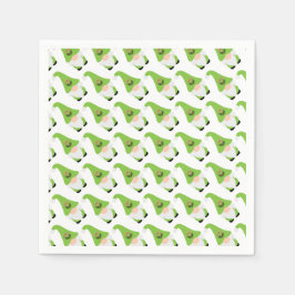 Gnome Candy Cane Herz Weihnachtsfest Spaß Serviette