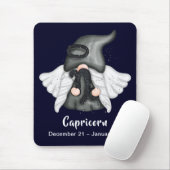 Gnome Capricorn Astrologie Signatur Angel Maus Pad Mousepad (Mit Mouse)