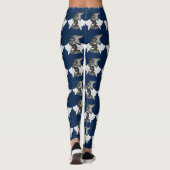 Gnome Capricorn Astrologie Signatur Engel Leggings (Rückseite)