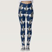 Gnome Capricorn Astrologie Signatur Engel Leggings (Vorderseite)