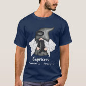 Gnome Capricorn Zodiac Astrologie Signatur Angel U T-Shirt (Vorderseite)