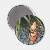 Gnome Carrot Magnet (Vorderseite/Rückseite)