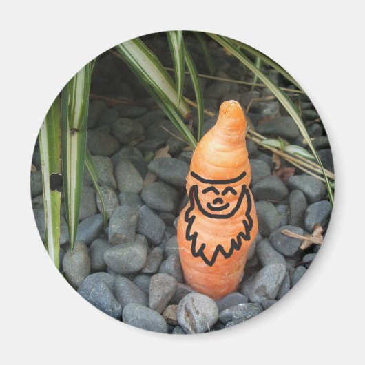 Gnome Carrot Magnet (Vorne)