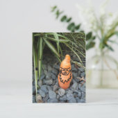 Gnome Carrot Postcard Postkarte (Stehend Vorderseite)