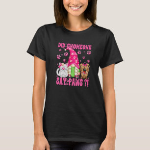 Gnome Cat Sprichwort für Frauen und Mädchen Niedli T-Shirt