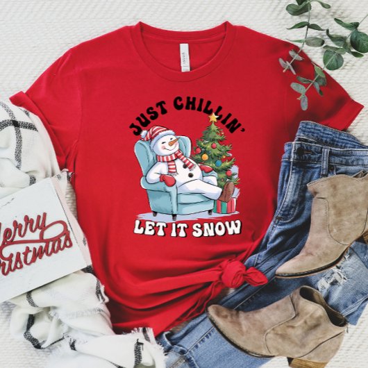 Gnome Chillin Weihnachten Frauen T - Shirt