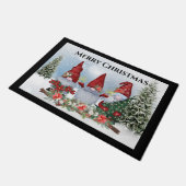 Gnome Christmas Doormat Door Mat Fußmatte (Schrägansicht)