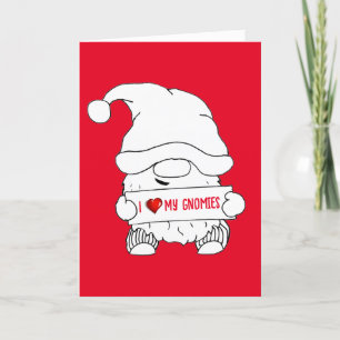 Gnome Christmas Feiertagskarte