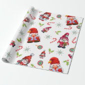 Gnome Christmas Geschenkpapier (Ungerollt)