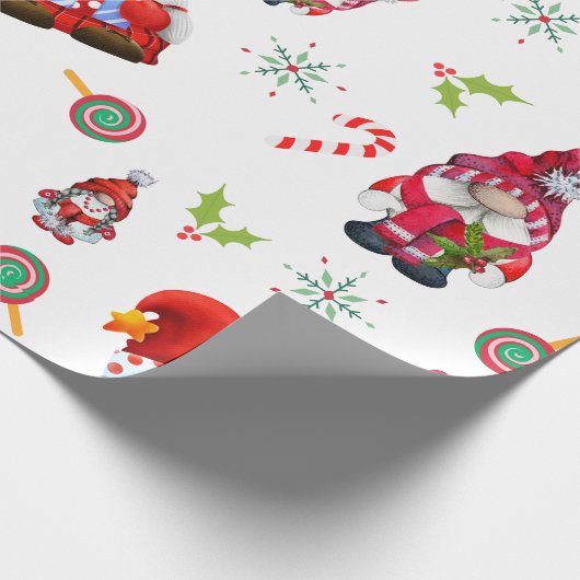 Gnome Christmas Geschenkpapier (Ecke)