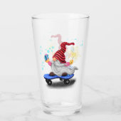 Gnome Christmas Glass Glas (Rückseite)