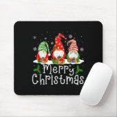Gnome Christmas Lights Matching Family Gnome Merry Mousepad (Mit Mouse)