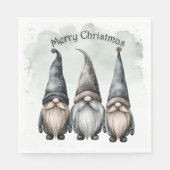 Gnome Christmas Napkins Serviette (Vorderseite)
