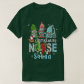 Gnome Christmas Nurse Squad Ugly Sweater Gnome Mer T-Shirt (Design vorne)