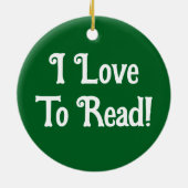 Gnome Christmas Ornament For Book Lovers (Hinten)