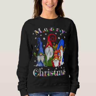 Gnome Christmas Pajamas - Garden Gnome Merry Chris Sweatshirt
