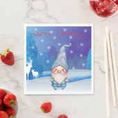 Gnome Christmas Paper Napkin Serviette (Beispiel)