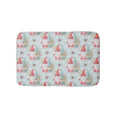Gnome Christmas Pattern Badematte (Vorderseite)