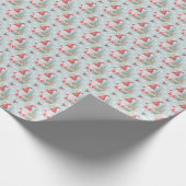 Gnome Christmas Pattern Geschenkpapier (Ecke)