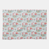 Gnome Christmas Pattern Geschirrtuch (Horizontal)