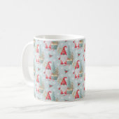 Gnome Christmas Pattern Kaffeetasse (Vorderseite Links)