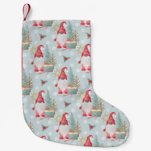 Gnome Christmas Pattern Kleiner Weihnachtsstrumpf