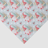 Gnome Christmas Pattern Seidenpapier (Ausschnitt)