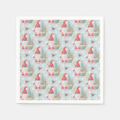 Gnome Christmas Pattern Serviette (Vorderseite)