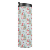 Gnome Christmas Pattern Thermosbecher (Nach rechts gedreht)