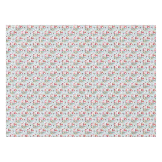 Gnome Christmas Pattern Tischdecke (Vorderseite (Horizontal))