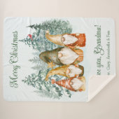 Gnome Christmas Sherpadecke (Vorderseite (Horizontal))