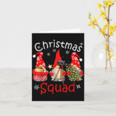 Gnome Christmas Squad Group Matching Christmas Par Karte (Gelbe Blume)
