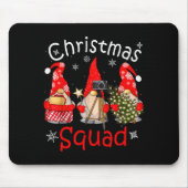 Gnome Christmas Squad Group Matching Christmas Par Mousepad (Vorne)