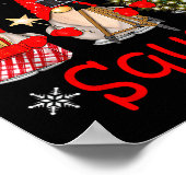 Gnome Christmas Squad Group Matching Christmas Par Poster (Ecke)