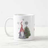 Gnome Christmas Tree Stars Happy Holidays Kaffeetasse (Links)