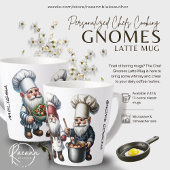 "Gnome Cooking" Latte Tasse