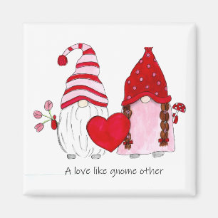 Gnome Couple A Liebe wie Gnome Magnet
