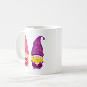 Gnome Couple anpassbar Kaffeetasse (Vorderseite Links)